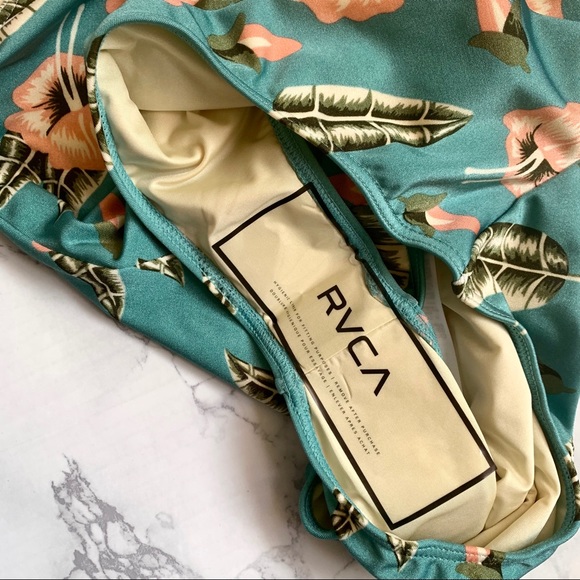 RVCA South Swell One-piece Swimsuit Tropical M - Picture 6 of 8